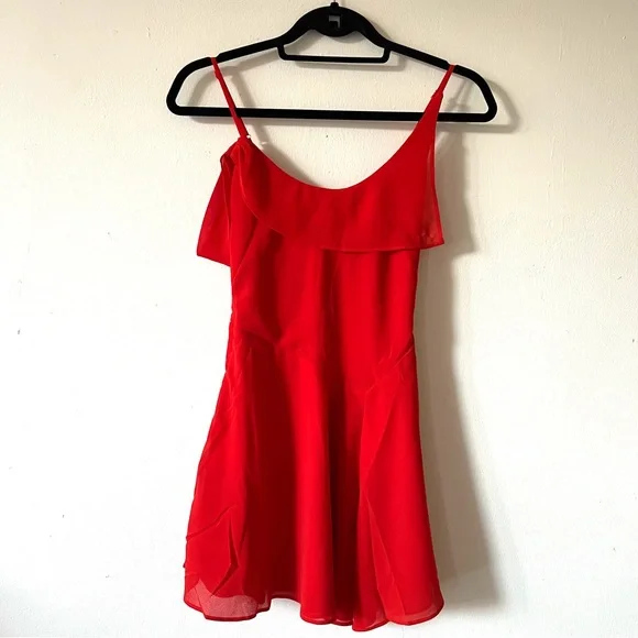 NWT Oh Polly mini red dress size 2 - Picture 2 of 5